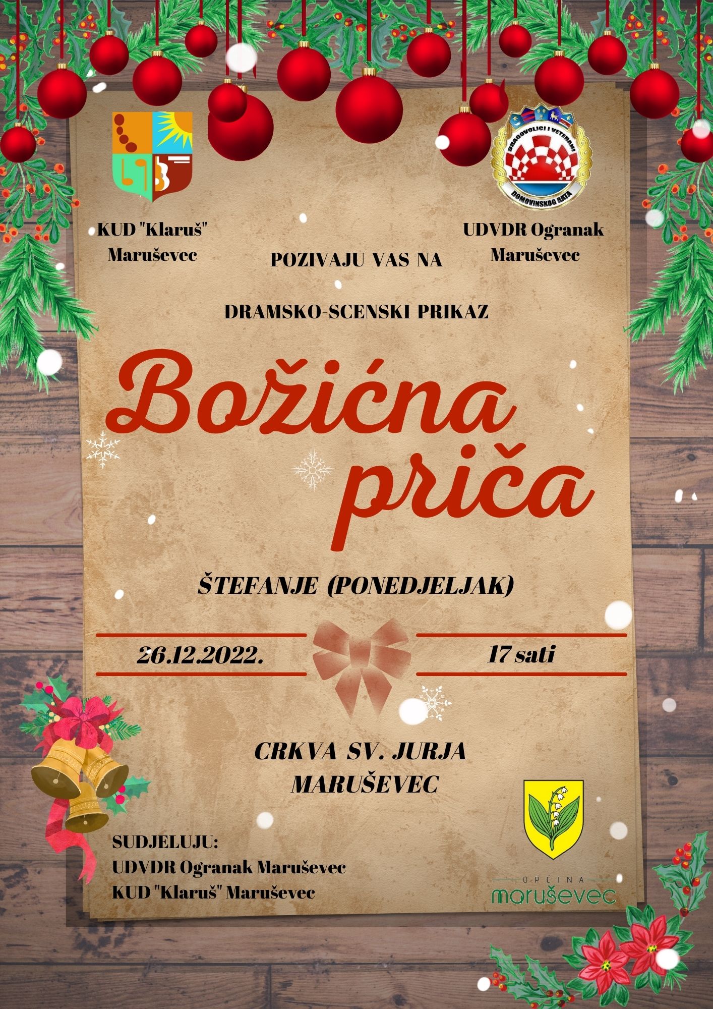 Bozicna prica plakat 2022