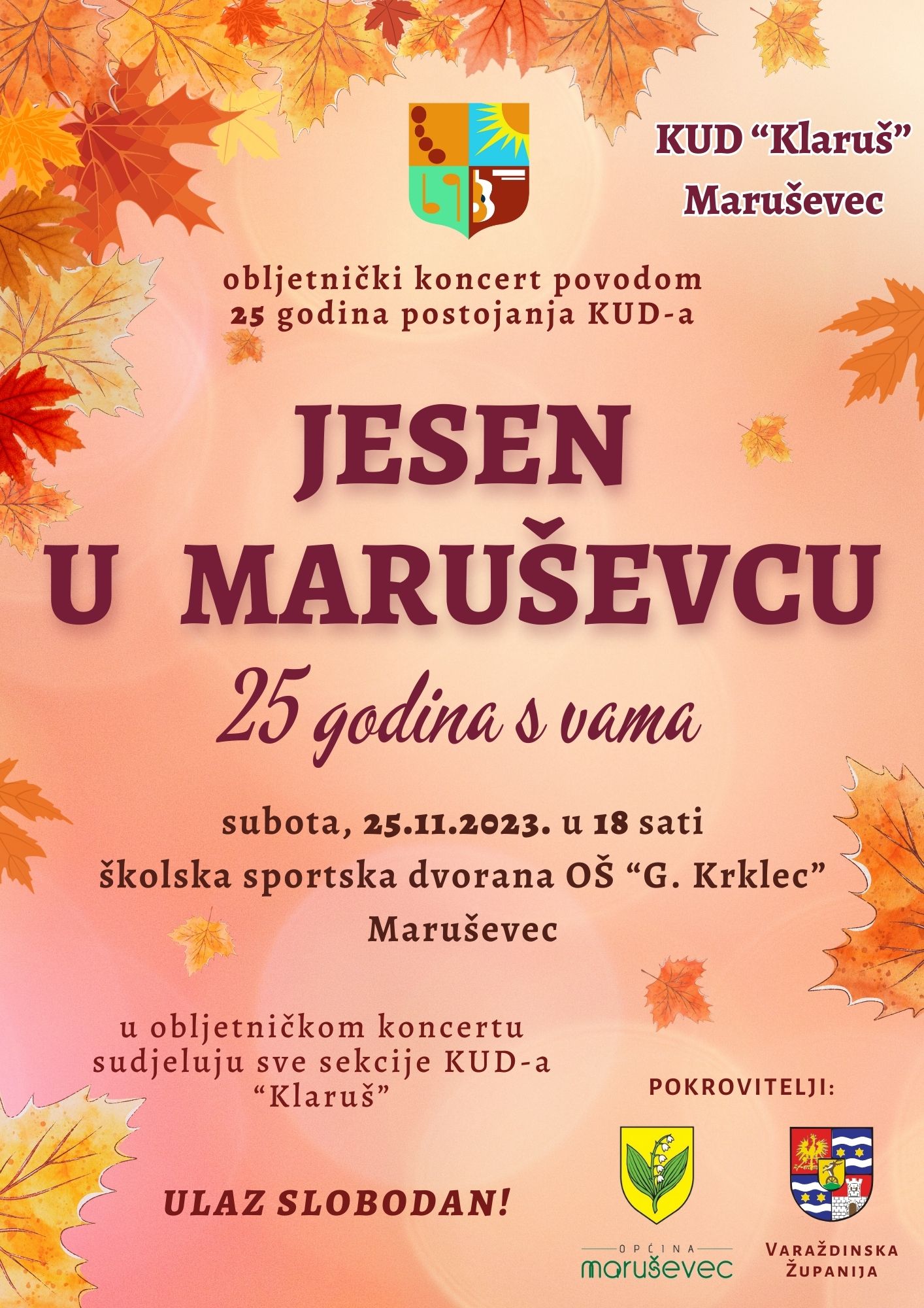 Jesen u Marusevcu 2023 plakat