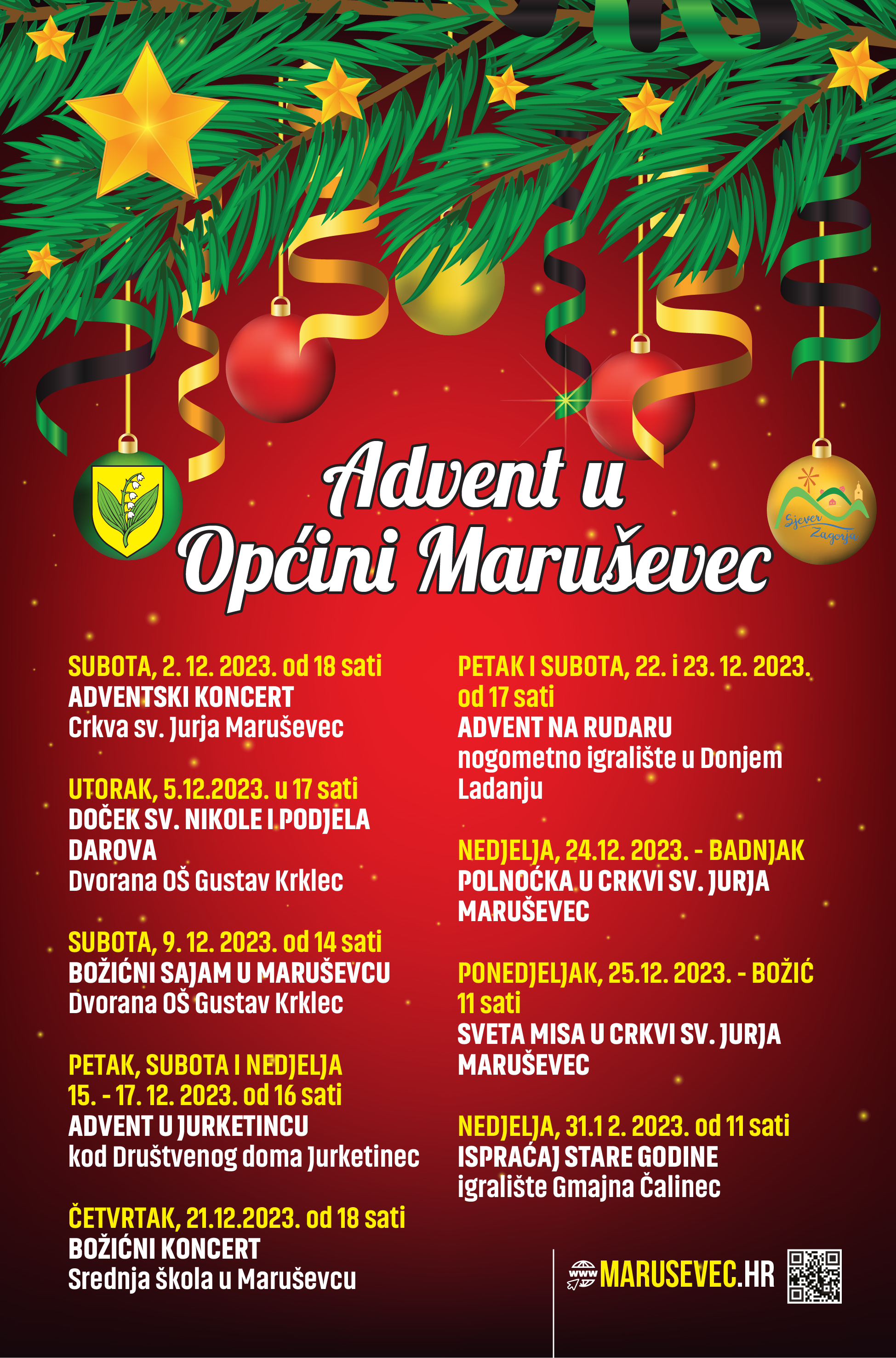 marusevec advent 2023 plakat